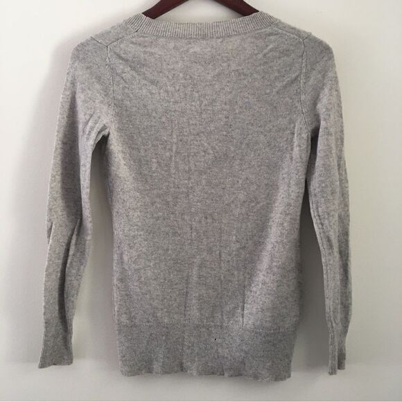 Banana Republic Gray Cashmere Wool Scoop Neck Sweater | Size Small - Picture 4 of 5